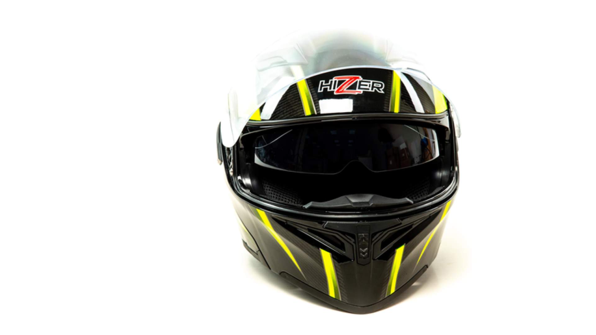 Шлем мото модуляр HIZER J5902 №1 (L) (2 визора)